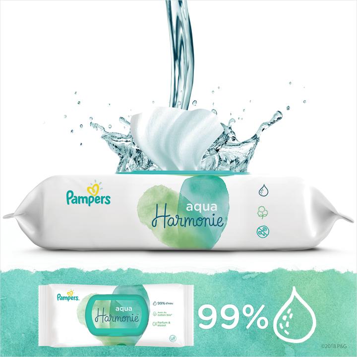 Produktbild Pampers Aqua Pure Feuchttücher (864 Stück)