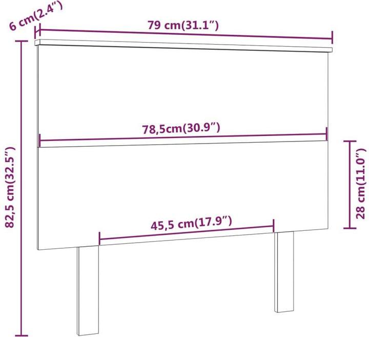 Immagine prodotto VidaXL Farkas (79 x 6 x 82,5 cm)