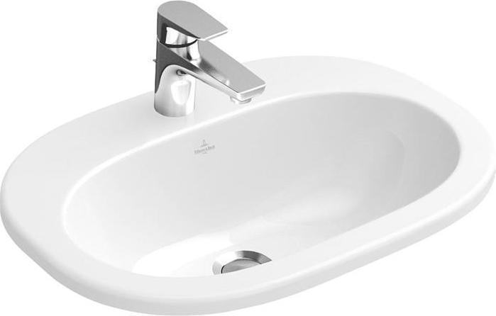 Villeroy & Boch V&B lavabo encastré O.NOVO 560x405mm avec PLC we C+ (405 mm, 560 mm)
