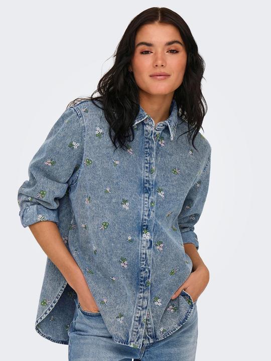 Immagine prodotto Only Onlvera L/S Flower Emb Shirt Dnm Yor (XS)