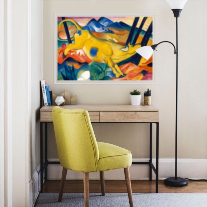 Image du produit Trenddeko La vache jaune (45 x 30 cm)