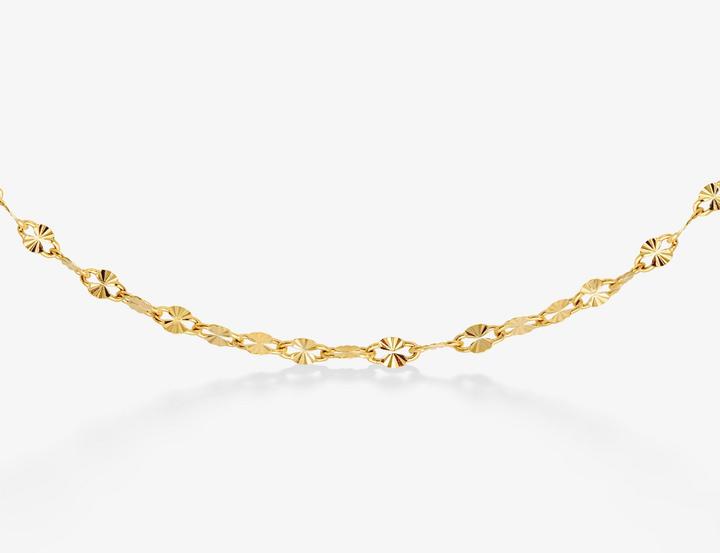 Luamaya Emelies Best Friends Choker (Acier inoxydable 316L, Plaqué or 14 carats, 36 - 42 cm)