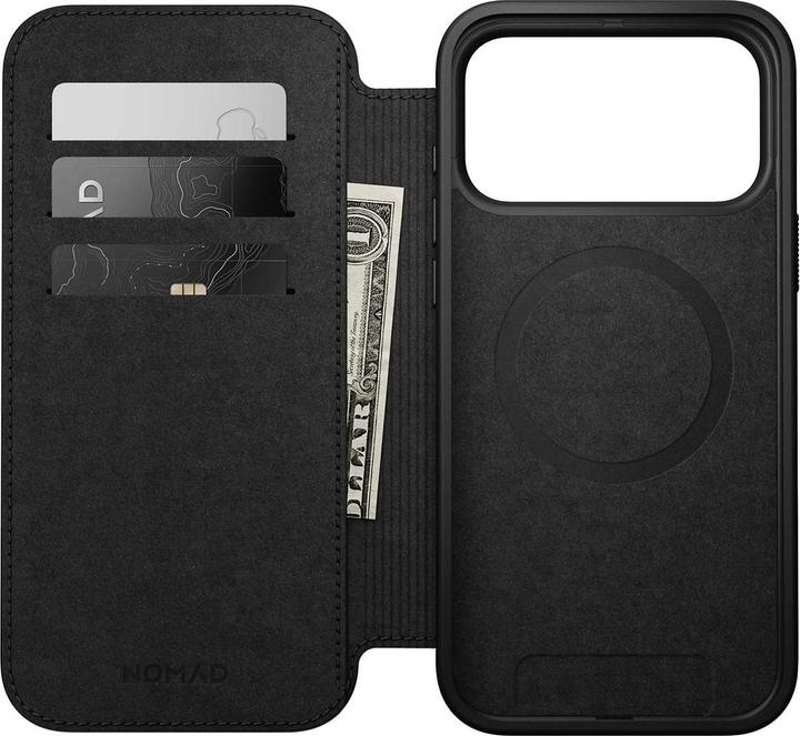 Actual product image Nomad Modern Leather Folio - Lederhülle für das iPhone (Apple iPhone 17 Pro Max)