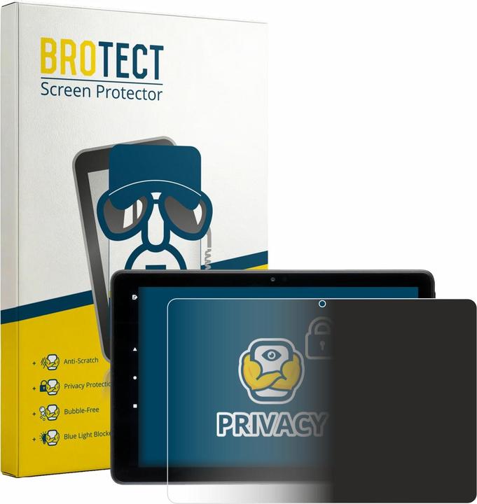 Produktbild BROTECT Sichtschutzfolie für Amazon Fire HD 10 2021 (11. Gen.) (im Querformat) Anti-Spy Privacy Folie (1 Stk., Amazon Fire HD 10 2021)