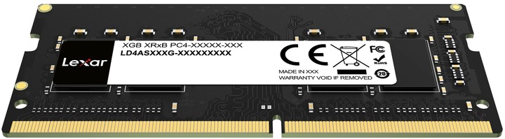 Produktbild Lexar LD4AS016G-B3200GSST (1 x 16GB, 3200 MHz, DDR4-RAM, SO-DIMM)
