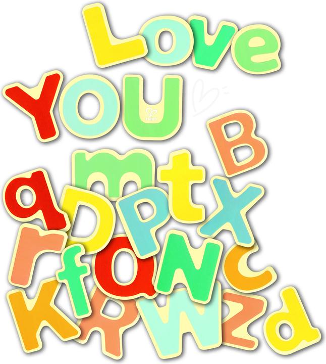 Actual product image Hape Magnetic alphabet (52 x)