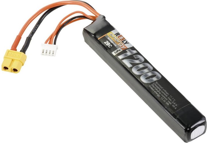 Produktbild Reely Modellbau-Akkupack (LiPo) 11.1 V 1200 mAh Zellen-Zahl: 3 40 C Softcase XT60H (11.10 V, 1200 mAh)