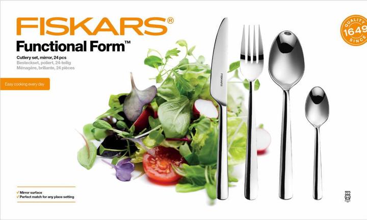 Produktbild Fiskars FF Serving tool set glossy 24 pcs. (1002949) (24 Stk., Besteck Set)