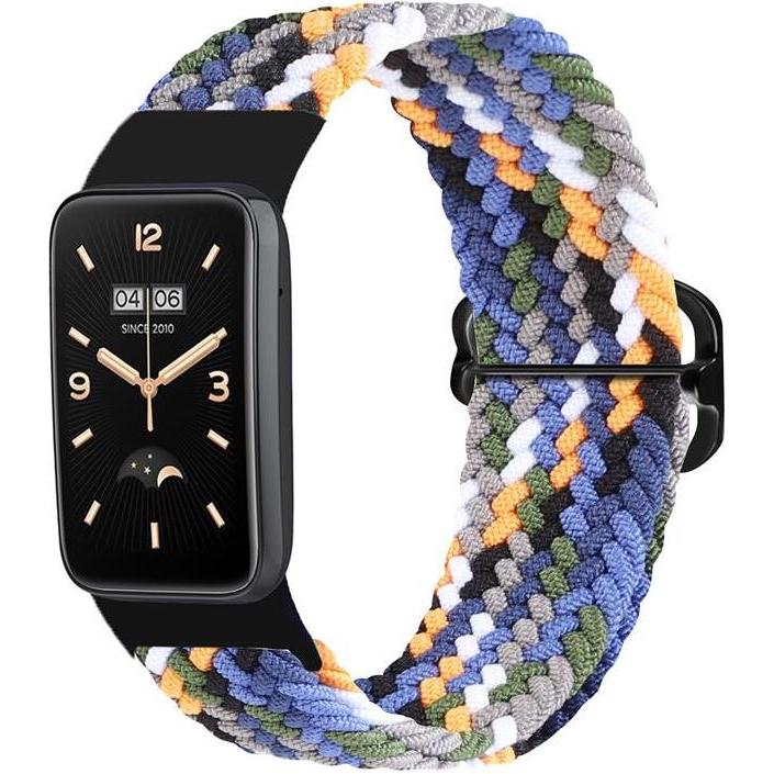 OEM Mi Band 7 Pro / M7 Pro (8) Geflochtenes Armband, DENIM / MEHRFARBIG (Geflochten, Nylon) (62924016)