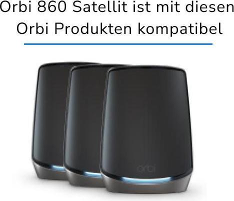 Image du produit Netgear Orbi RBS860 - Satellite maillé