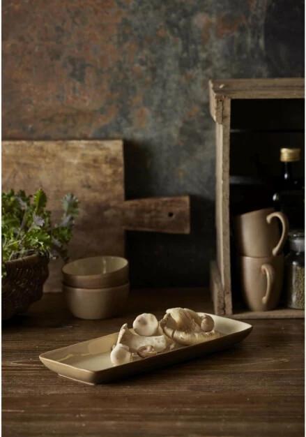Produktbild Bitz Servierplatte Wood Sand Crème/Beige