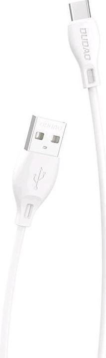 Actual product image Dudao USB to USB-C cable L4T 2.4A 1m (white) (1 m)
