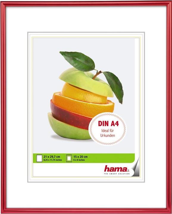 Produktbild Hama Kunststoffrahmen Sevilla, Rot, 21 (15 x 20 cm)