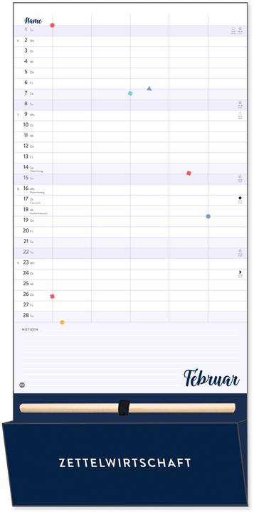 Produktbild Familienplaner plus Tasche 2026 (21 x 45 cm)