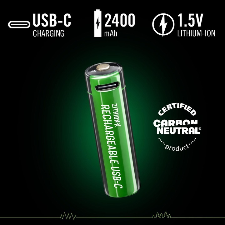 Actual product image Coast Zithion-X AA USB-C (4 pcs., AA, 2400 mAh)