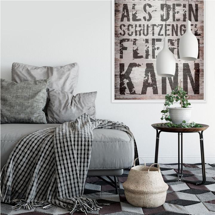 Immagine prodotto Trenddeko Non correre mai più veloce di quanto il tuo angelo custode può volare (80 x 120 cm, 70 x 100 cm, 40 x 60 cm, 50 x 80 cm, 100 x 150 cm, 30 x 40 cm, 20 x 30 cm)