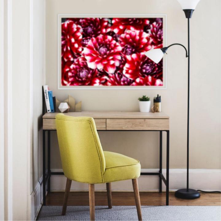 Image du produit Trenddeko Fleurs rouges (100 x 70 cm)