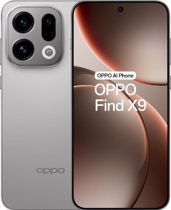 OPPO Find X9 (512 Go, Gris Titane, 6.59", Double SIM, 5G)
