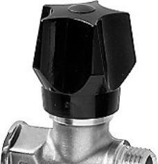 Frese stop valve DN20 M/M with contra valve, rå med greb