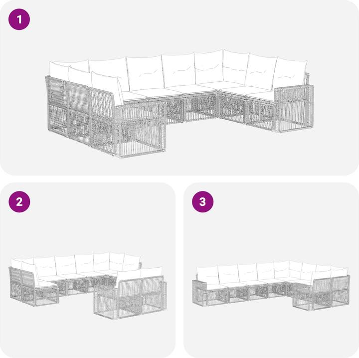 Actual product image vidaXL gartenmöbel