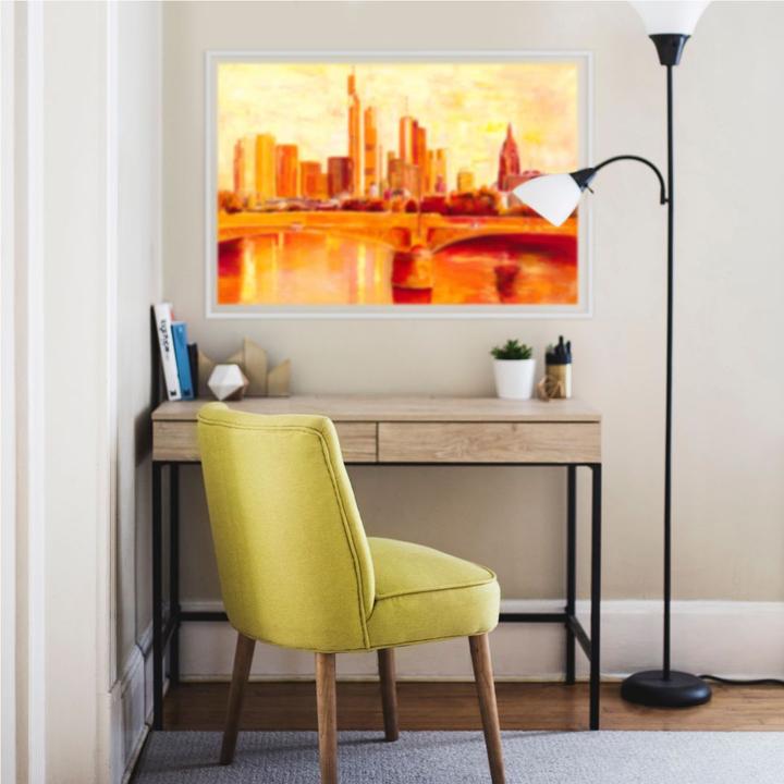 Produktbild Trenddeko Skyline Frankfurt (80 x 50 cm)