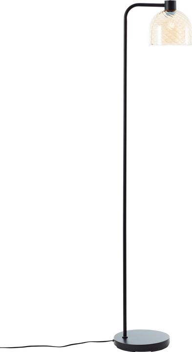Produktbild Brilliant Castro Stehleuchte 140cm schwarz/bernstein (E27)