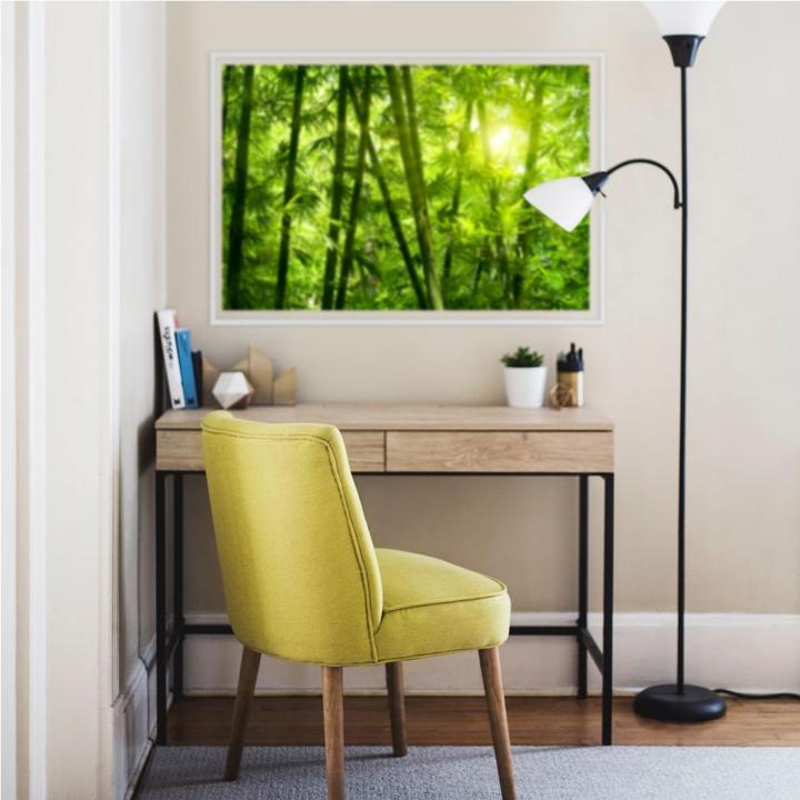 Image du produit Trenddeko Soleil dans la forêt de bambous (60 x 40 cm)