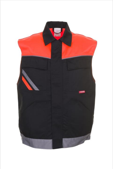 Produktbild Planam Weste schwarz/orange/zink M L (L)