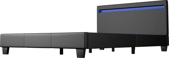 Actual product image Juskys LED upholstered bed Verona with slatted frame (120 x 200 cm)