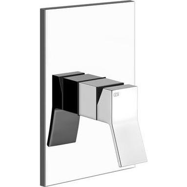 Gessi, Badarmatur, Rettangolo K, Fertigmontageset Einhebelmischer ohne Umstellung für Wanne/Dusche, ein Ausgang