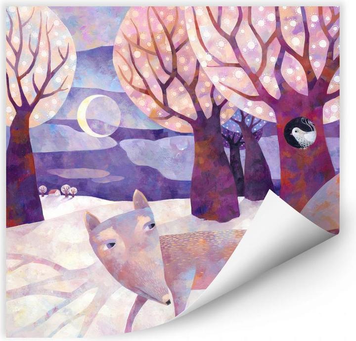 Produktbild Trenddeko Winterwald (100 x 100 cm)