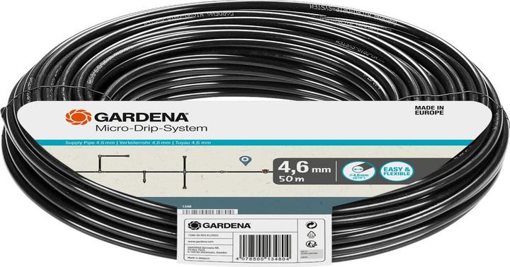 Image du produit Gardena Tuyau de distribution (3/16" x 50m) (Tuyau d'égouttage + tube d'égouttage)