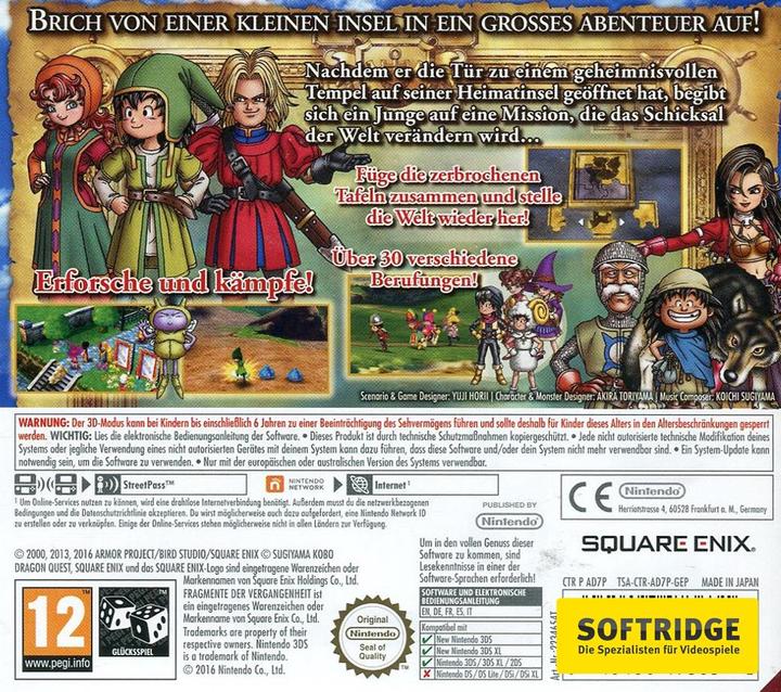 Image du produit Nintendo Dragon Quest VII : Fragments du passé (3DS, 3DS XL, DE)