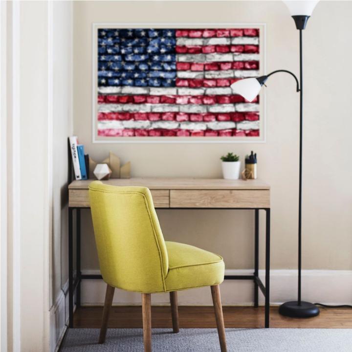 Immagine prodotto Trenddeko Stelle e strisce (60 x 40 cm)