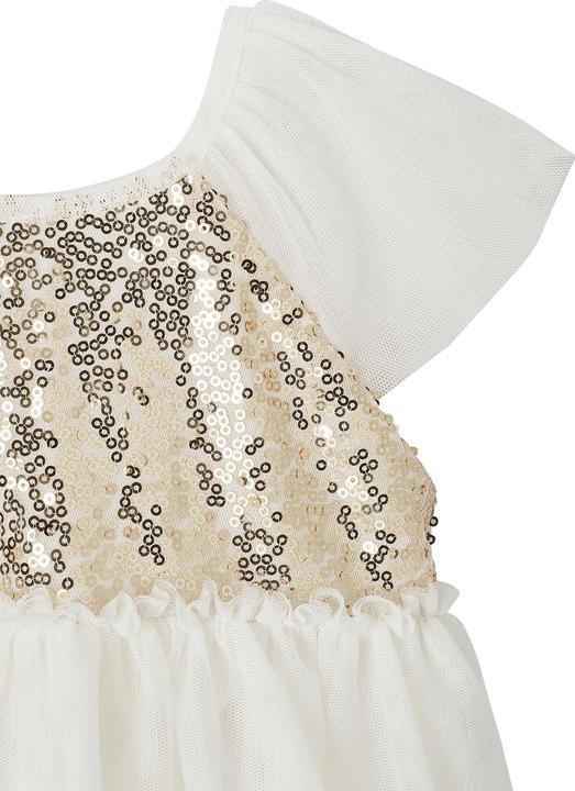 Actual product image Vertbaudet Kurzärmeliges Mädchen Festkleid mit Pailletten (86)