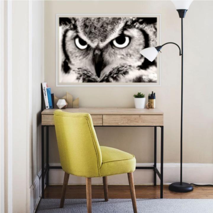 Produktbild Trenddeko Stolze Eule (80 x 50 cm)