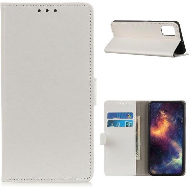 Thumbnail - MU Classic Crazy Horse Leder Bookcover Series (Samsung Galaxy A02s), Smartphone Hülle, Weiss