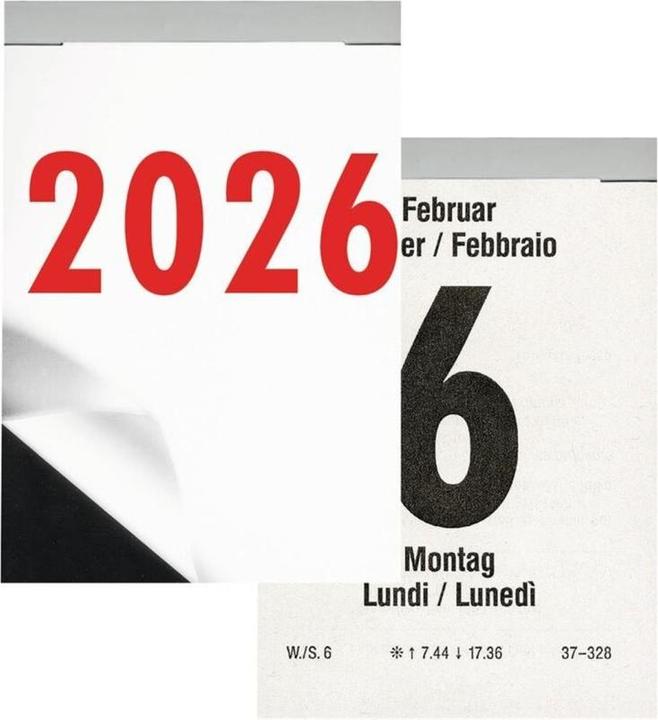 Biella Calendrier à effeuiller Jour