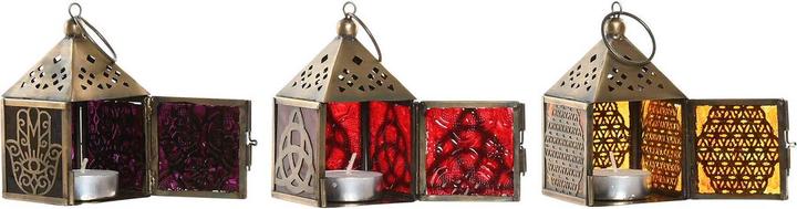 Produktbild Esprit Laterne Home Gold Metall Kristall Araber 6 x 6 x 10 cm (6 Stück)