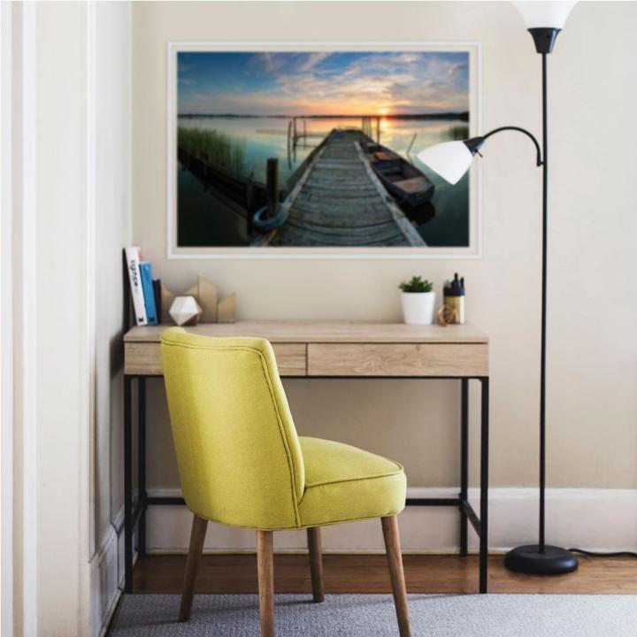 Produktbild Trenddeko Sunset at the lake (45 x 30 cm)
