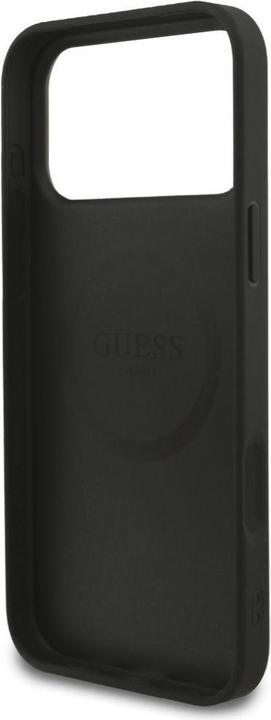Actual product image Guess Case 4G Strap Triangle Logo MagSafe for iPhone 17 Pro Max black (Apple iPhone 17 Pro Max)