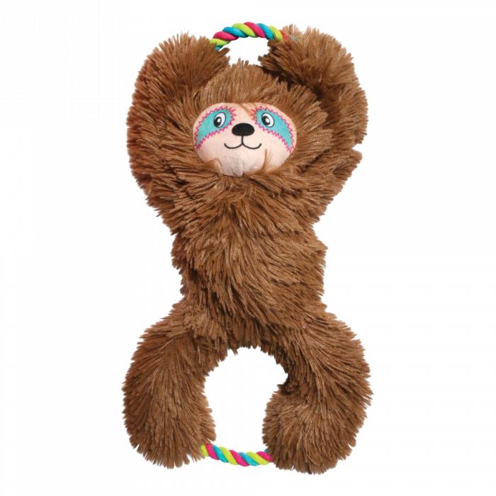 Produktbild KONG Tuggz Sloth (Plüschspielzeug Hund)