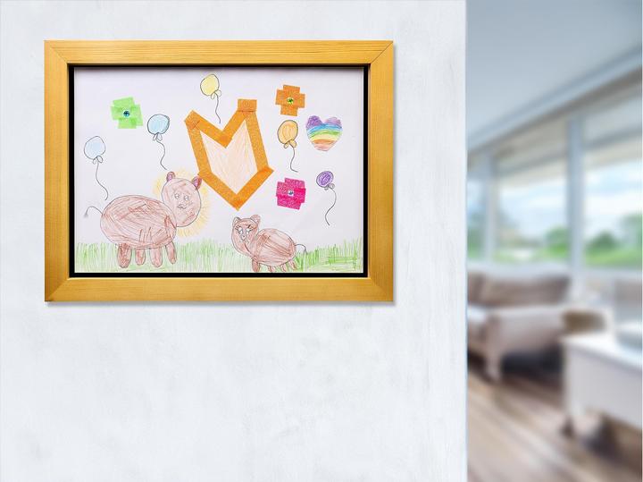 Produktbild Cocon Bilderrahmen für Kinderzeichnungen (A4)