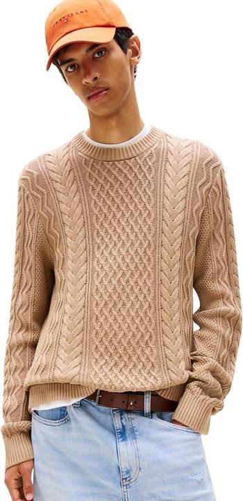Produktbild Tommy Jeans Tjm Slm Badge Cable Knit Sweater (M)