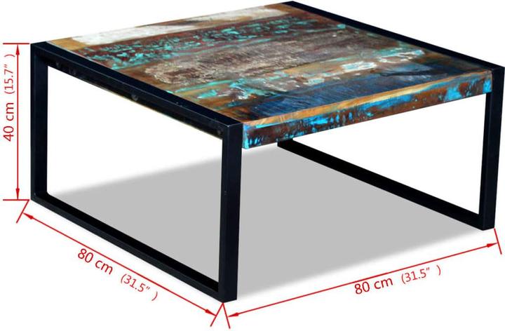 Immagine prodotto vidaXL Couchtisch (80 x 80 x 40 cm)