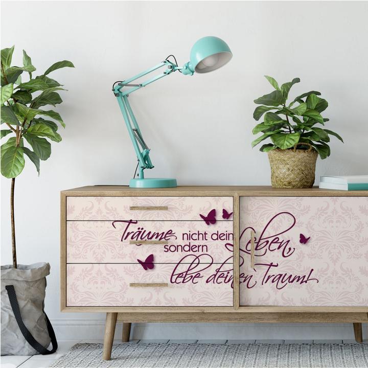Immagine prodotto Trenddeko Non sognare la tua vita... Bacca (80 x 30 cm, 100 x 40 cm, 120 x 50 cm)