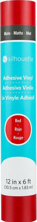 Actual product image Silhouette Matt vinyl red