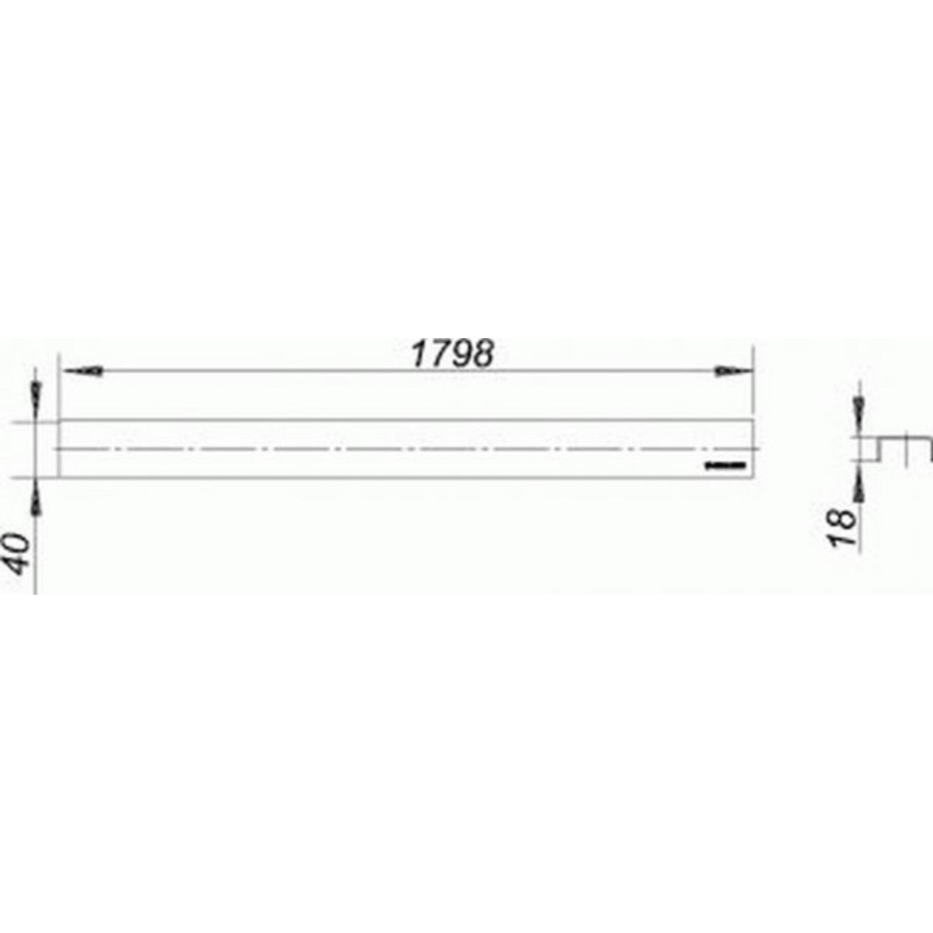 Thumbnail - Dallmer, Duschrinne, 524256 Abdeckung CeraLine Standard (2050 mm)