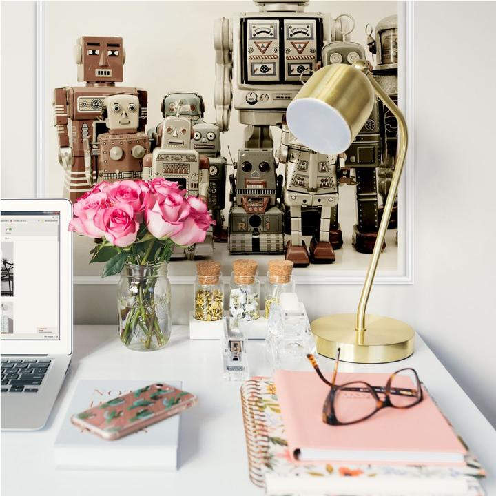 Produktbild Trenddeko Versammlung der Roboter (70 x 70 cm)