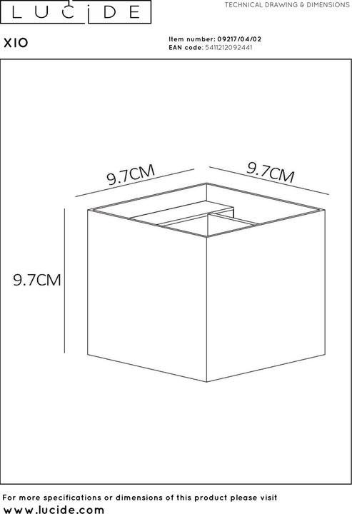 Produktbild Lucide Xio (350 lm, G9)